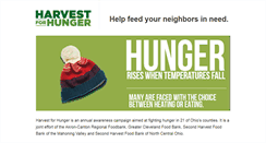 Desktop Screenshot of harvestforhunger.org