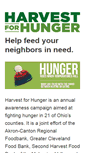 Mobile Screenshot of harvestforhunger.org